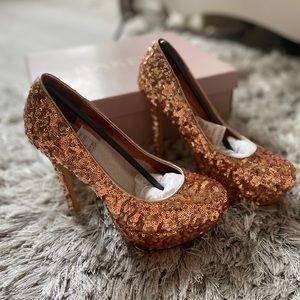 Bakers Sequin heels